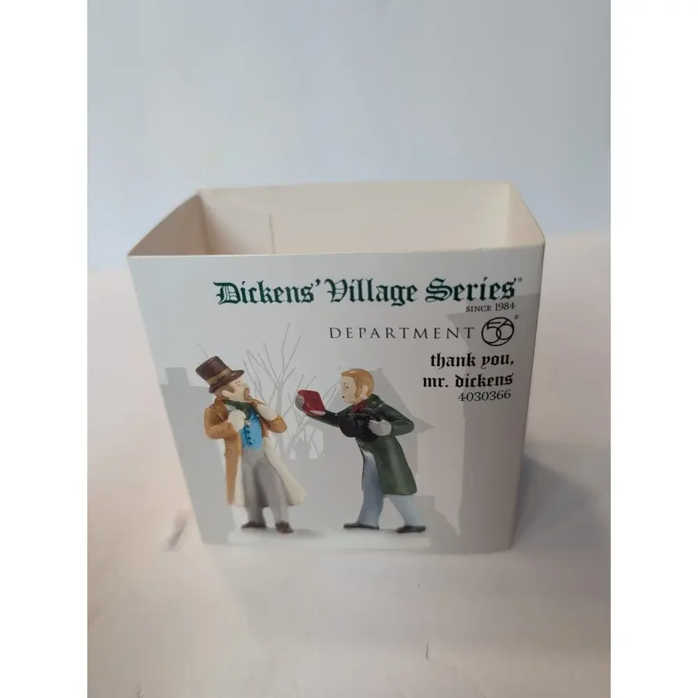 DEPT 56 THANK YOU, MR. DICKENS 4030366 NIB DICKENS VILLAGE‎ ACCESSORY